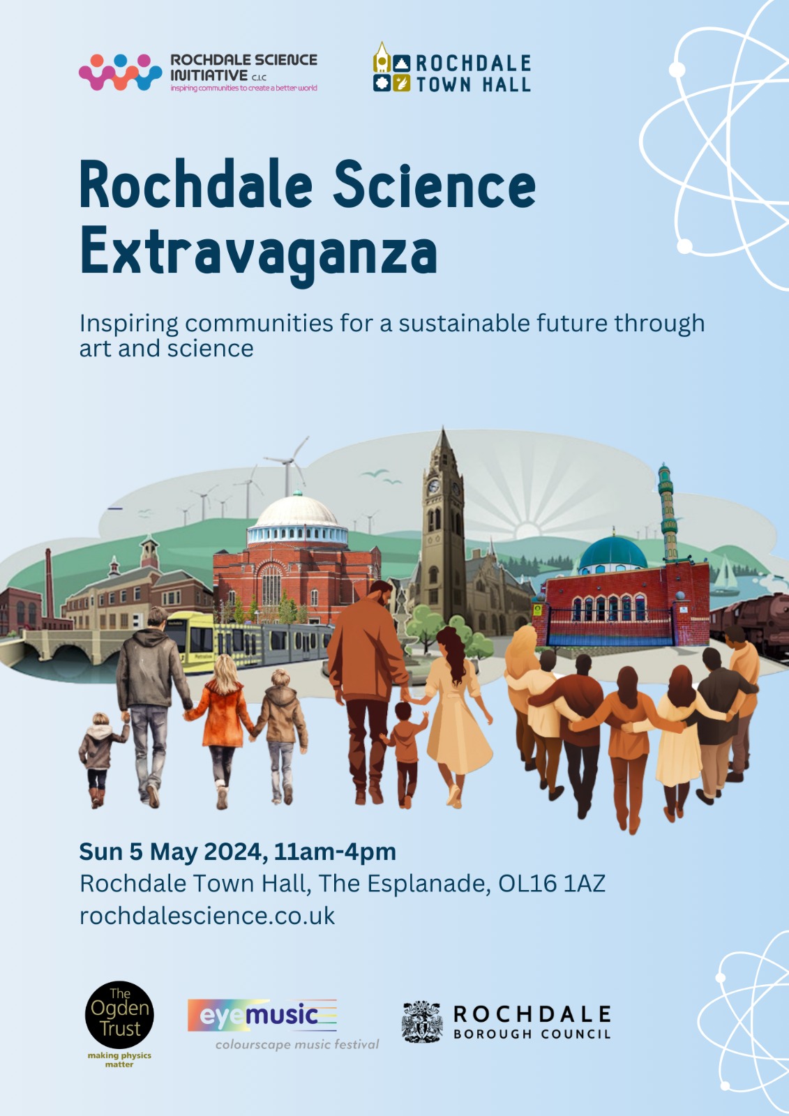 Poster for Rochdale Science Extravaganza